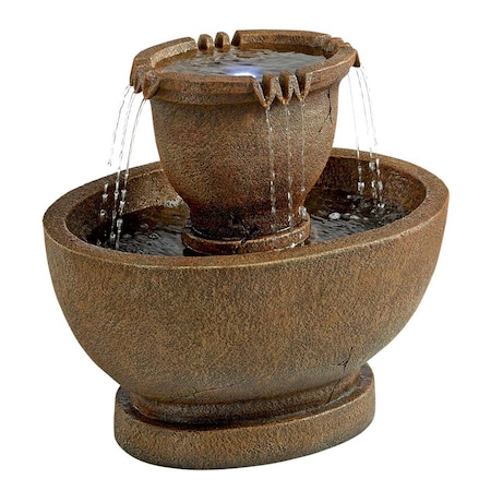 Richardson Oval Urns Cascading Garden Fountain: Grande